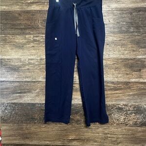 Figs Navy Blue Track Pants